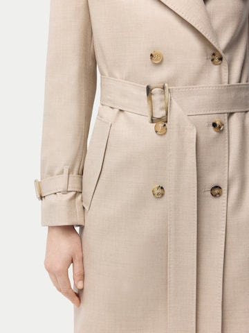 GOBI Cashmere Välikausitakki 'Women's Double Breasted Cashmere Trench Coat' värissä beige