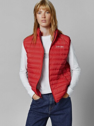 Pepe Jeans Bodywarmer ' THINSULATE GILET ' in Rood