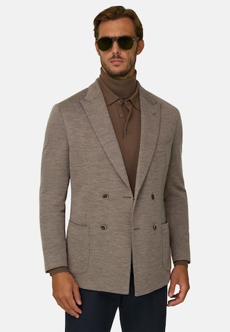 Boggi Milano Regular fit Suit Jacket in Brown: front