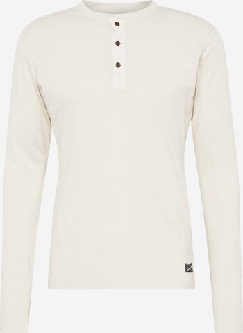 Superdry Skjorte 'GRANDAD' i beige: forside