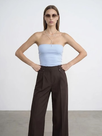 Dilvin - Top em azul: frente