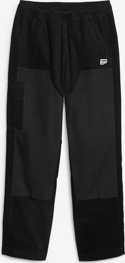 PUMA Pantalon 'Downtown' en anthracite / noir / blanc, Vue avec produit