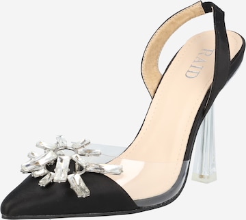 Raid Slingback pumps i svart: framsida