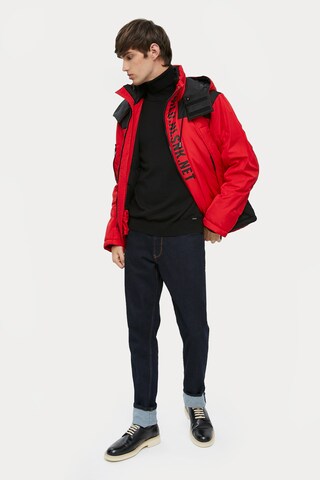 Finn Flare Winter parka 'World' in Red