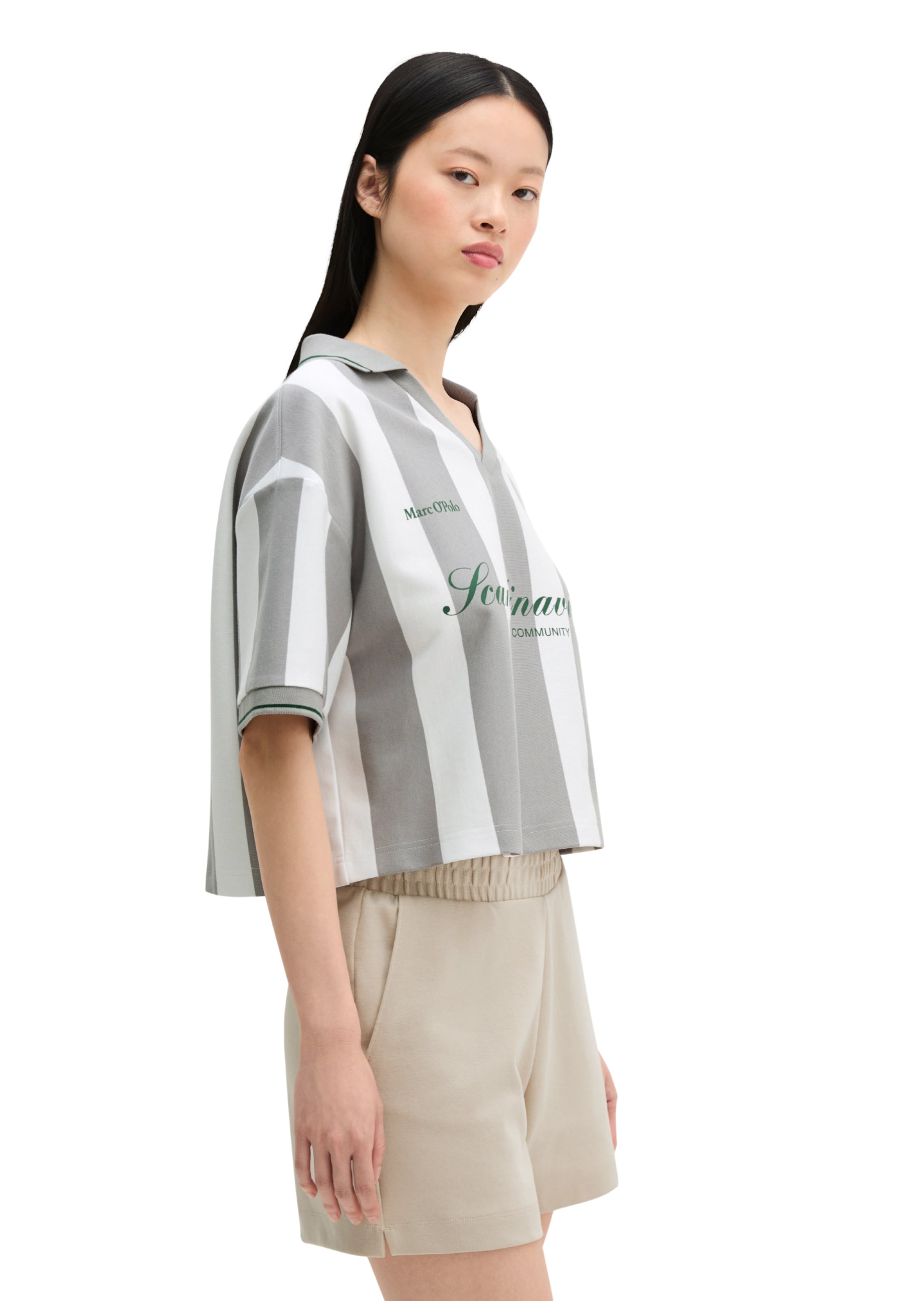 Marc O'Polo Poloshirt in Grau