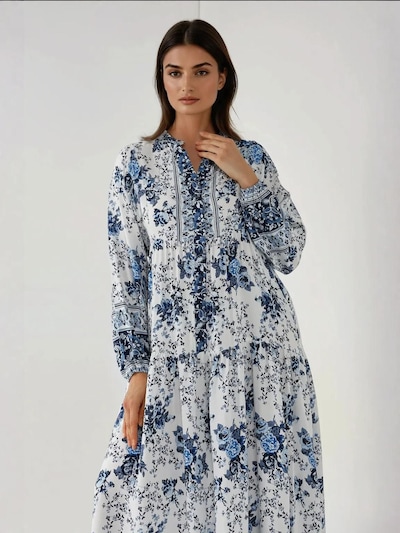 Hiccup Vestido em azul / branco, Vista do artigo