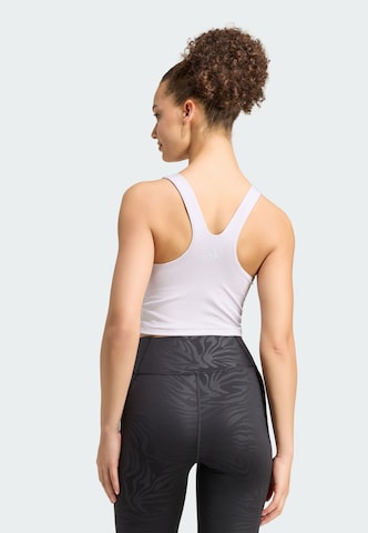 ADIDAS PERFORMANCE Õlapaelteta topp Spordirinnahoidja 'All Me', värv lilla