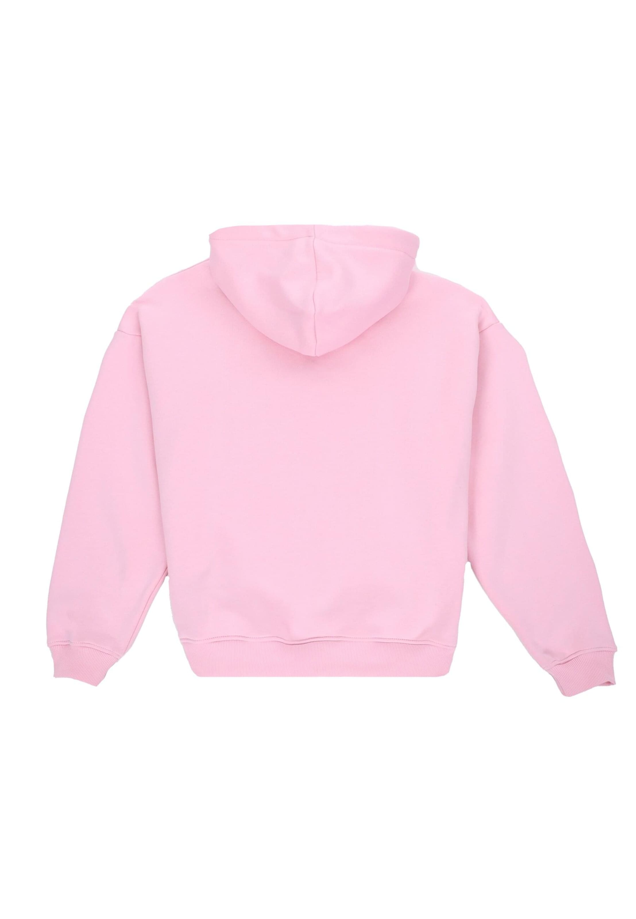 Dropsize - Sudadera con cremallera en rosa