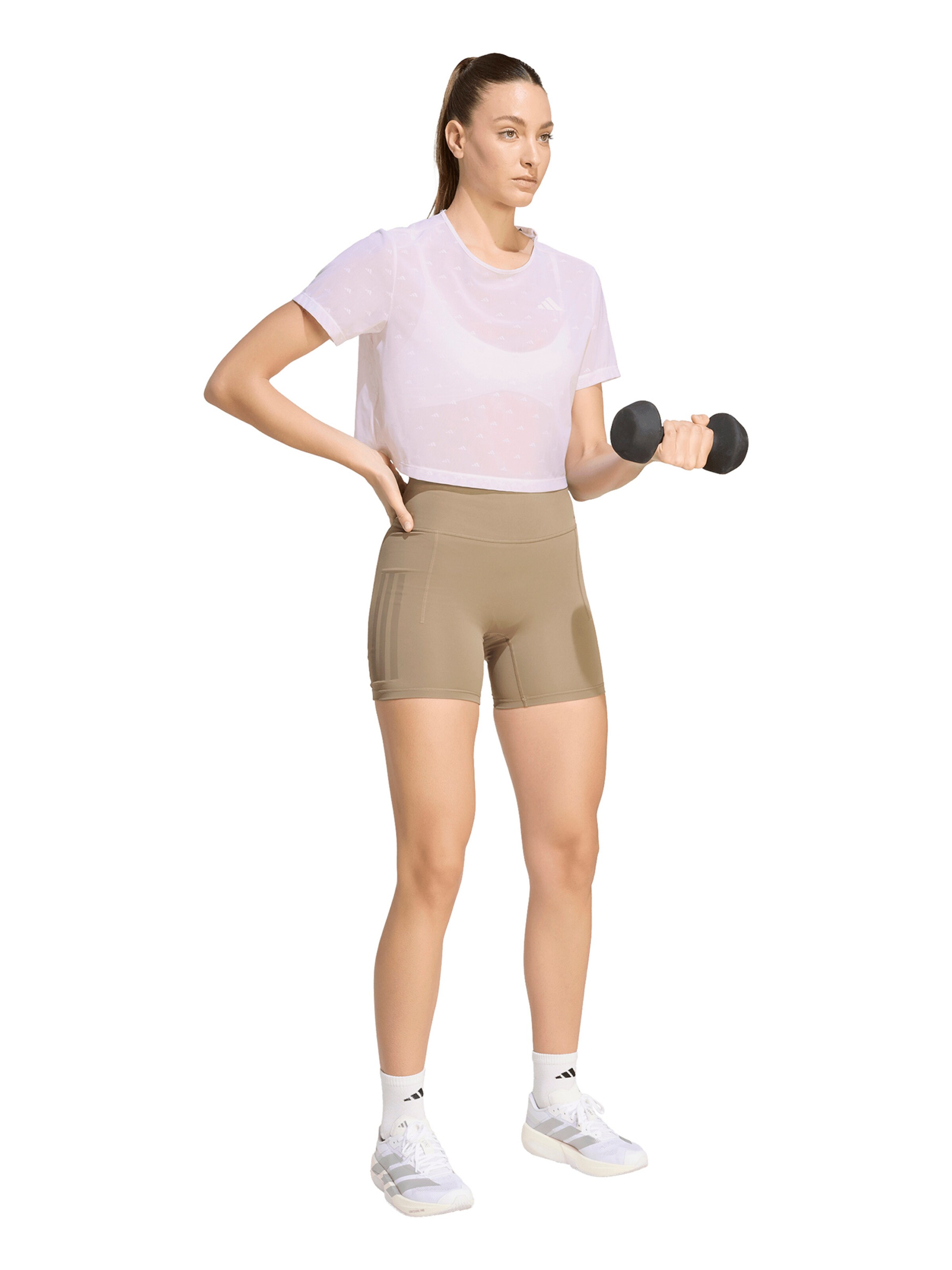 ADIDAS PERFORMANCE Performance shirt 'PWR ESS' in White