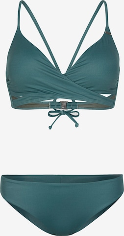 O'NEILL Triangle Bikini 'Baay Maoi' in Green: front