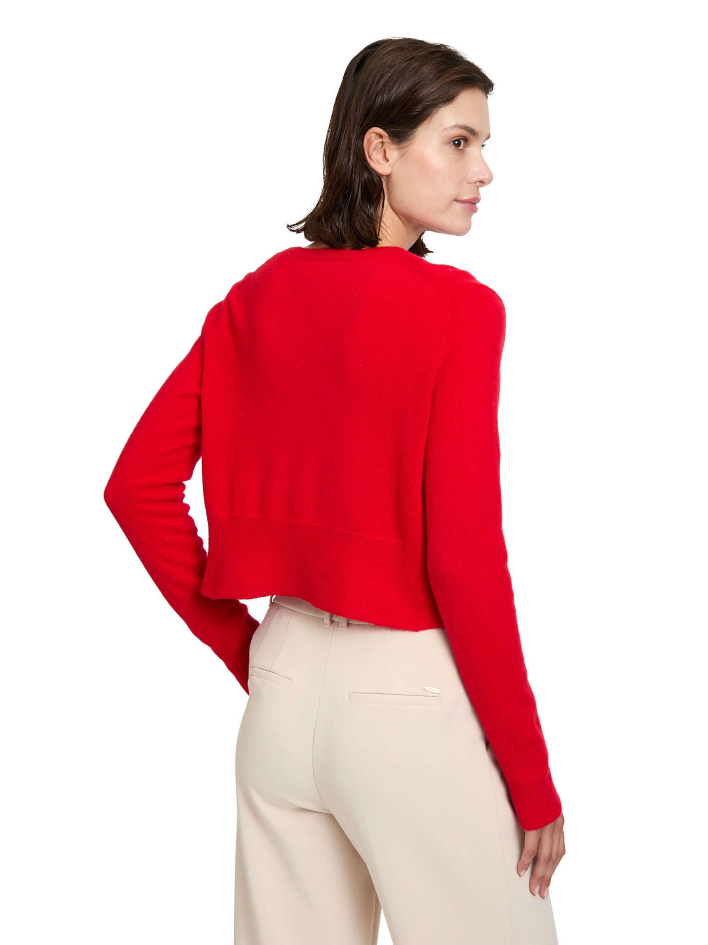 Betty Barclay Knit cardigan in Red