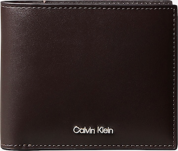 Porte-monnaies Calvin Klein en marron : devant