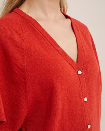 WE Fashion Gebreid vest in Rood