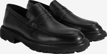 Desa Mocassins 'Slip-Ons' in Zwart: voorkant