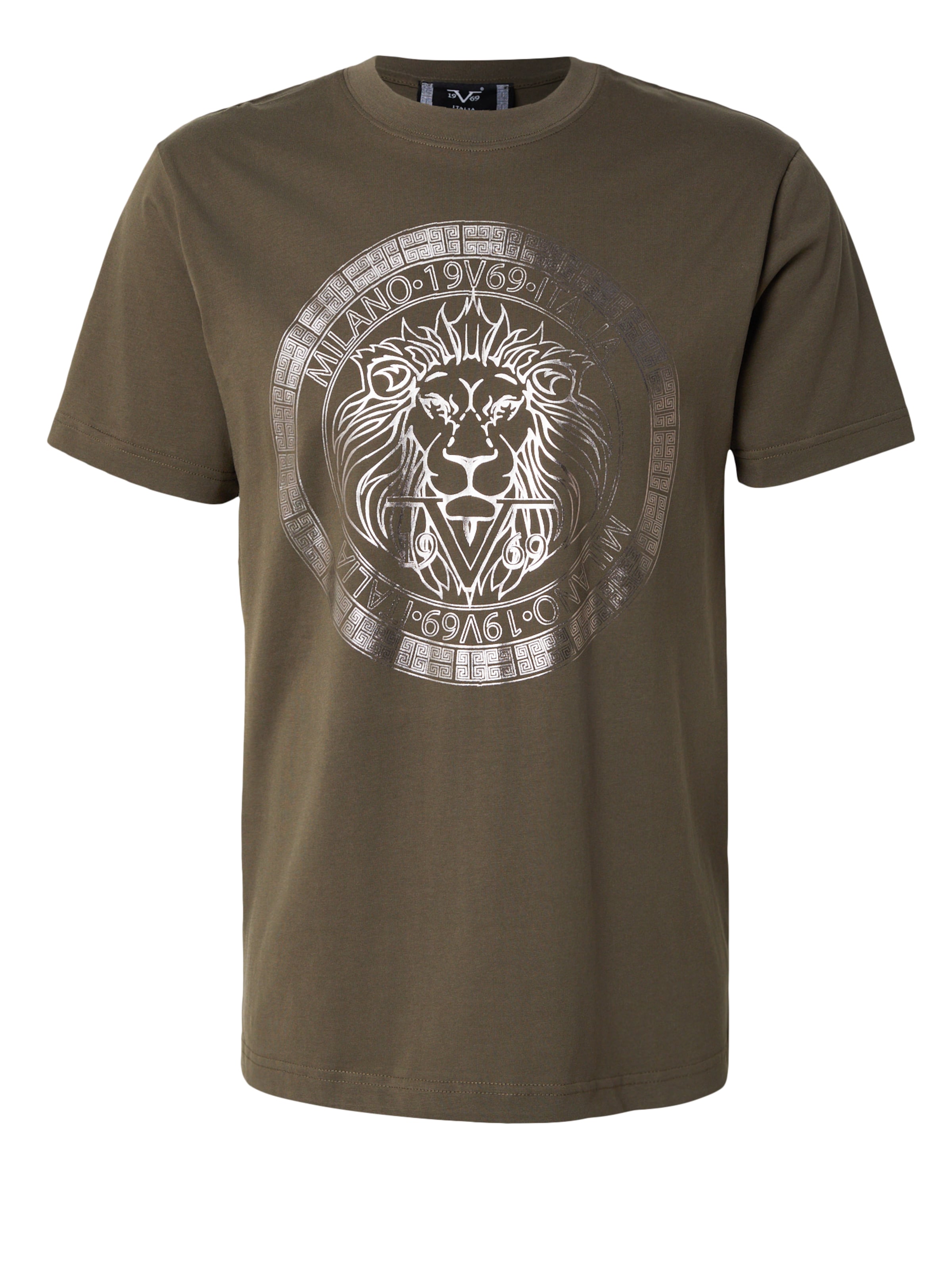 19V69 ITALIA T-Shirt in Grün: Vorderseite