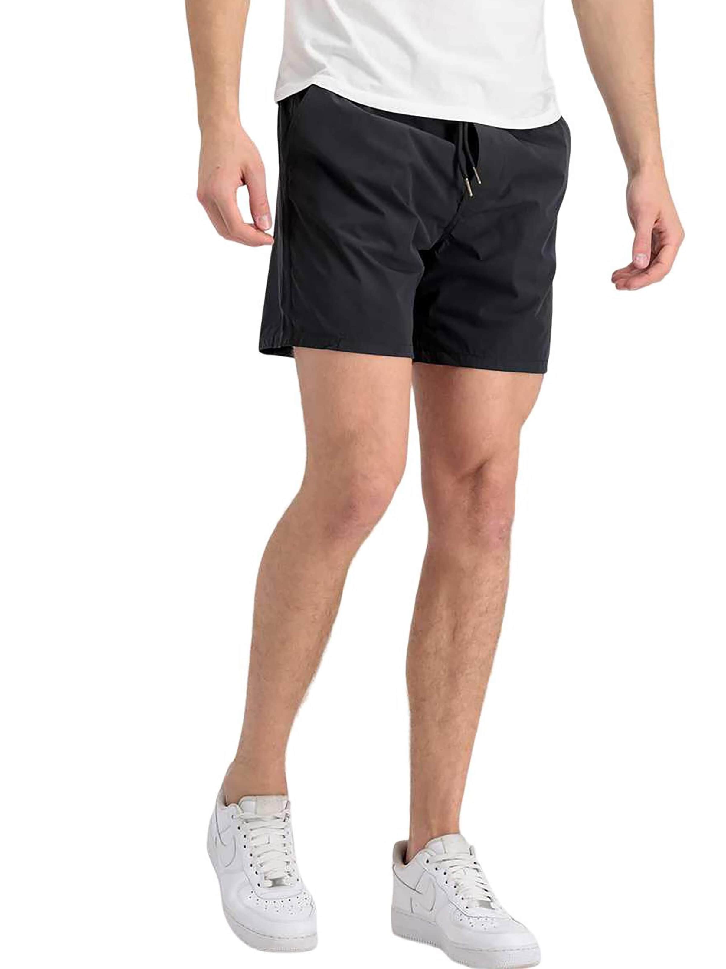 ALPHA INDUSTRIES Regular Hose 'Nylon'‌‌ in Schwarz
