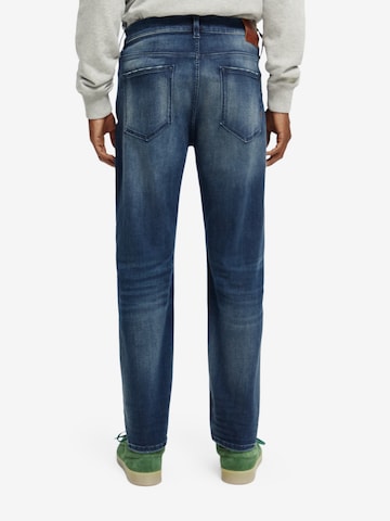 Slimfit Jeans 'The Drop regular tapered jeans' de la SCOTCH & SODA pe albastru