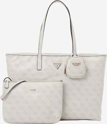 Cabas 'Power Play II' GUESS en blanc : devant