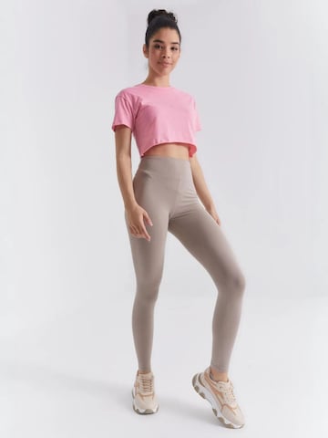 Tommy Life Skinny Leggings 'Gamaschen' - szürke