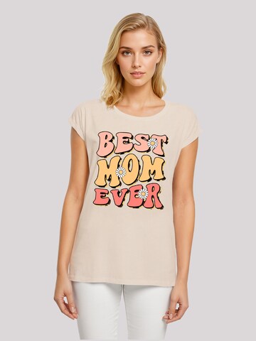 T-shirt F4NT4STIC en beige : devant