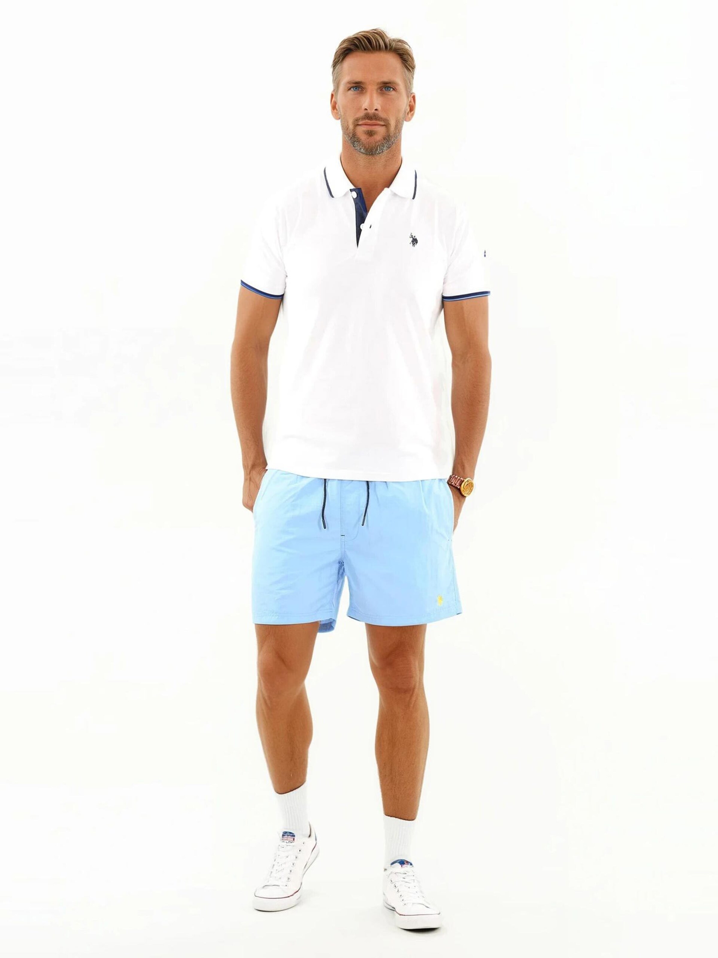 U.S. POLO ASSN. Swimming shorts in Blue: front