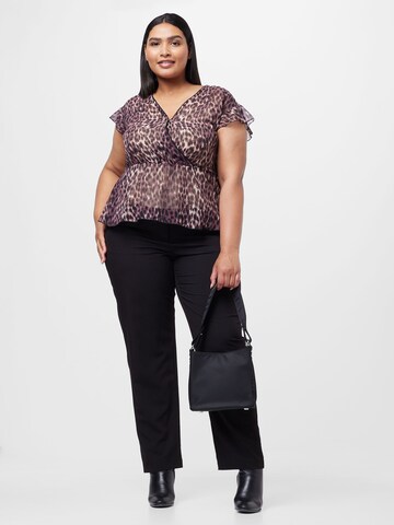 ABOUT YOU Curvy Shirt 'Daria' (GRS) in Braun