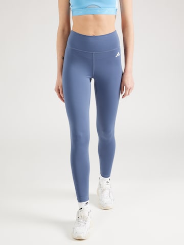 Skinny Pantaloni sportivi 'Essentials' di ADIDAS PERFORMANCE in blu: frontale