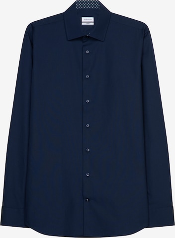 SEIDENSTICKER Slim fit Business Shirt ' X-Slim ' in Blue