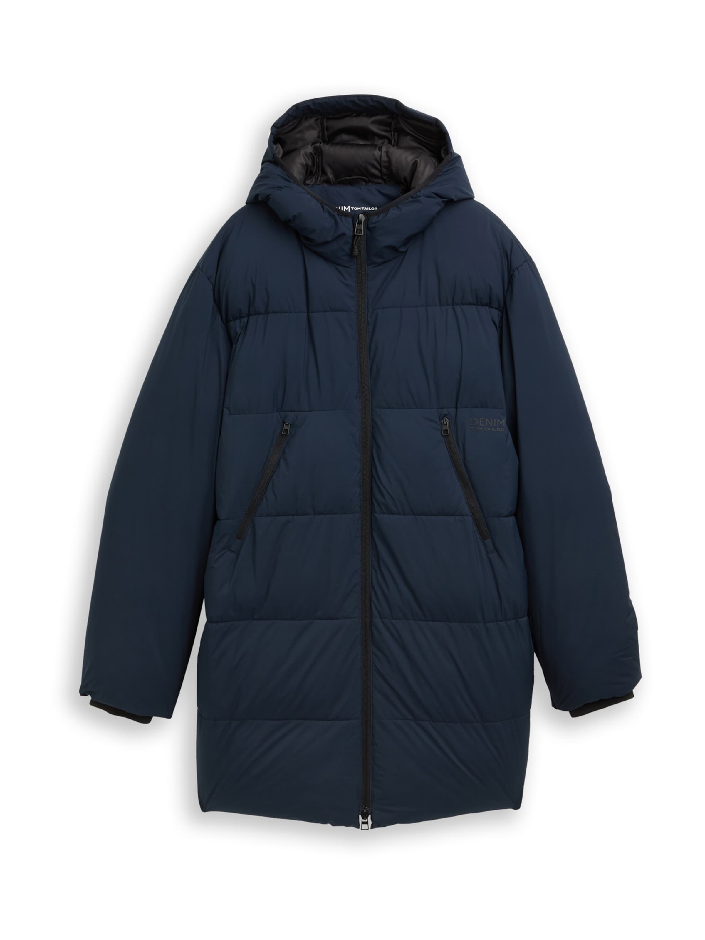 TOM TAILOR DENIM Vinterrock i blå: framsida