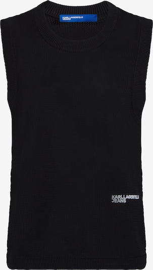 KARL LAGERFELD JEANS Pulover u crna / bijela, Pregled proizvoda