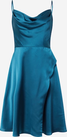 Robe de cocktail MAGIC NIGHTS en bleu : devant