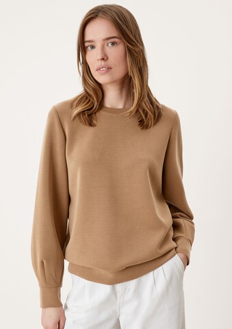 s.Oliver Sweatshirt in Braun: predná strana