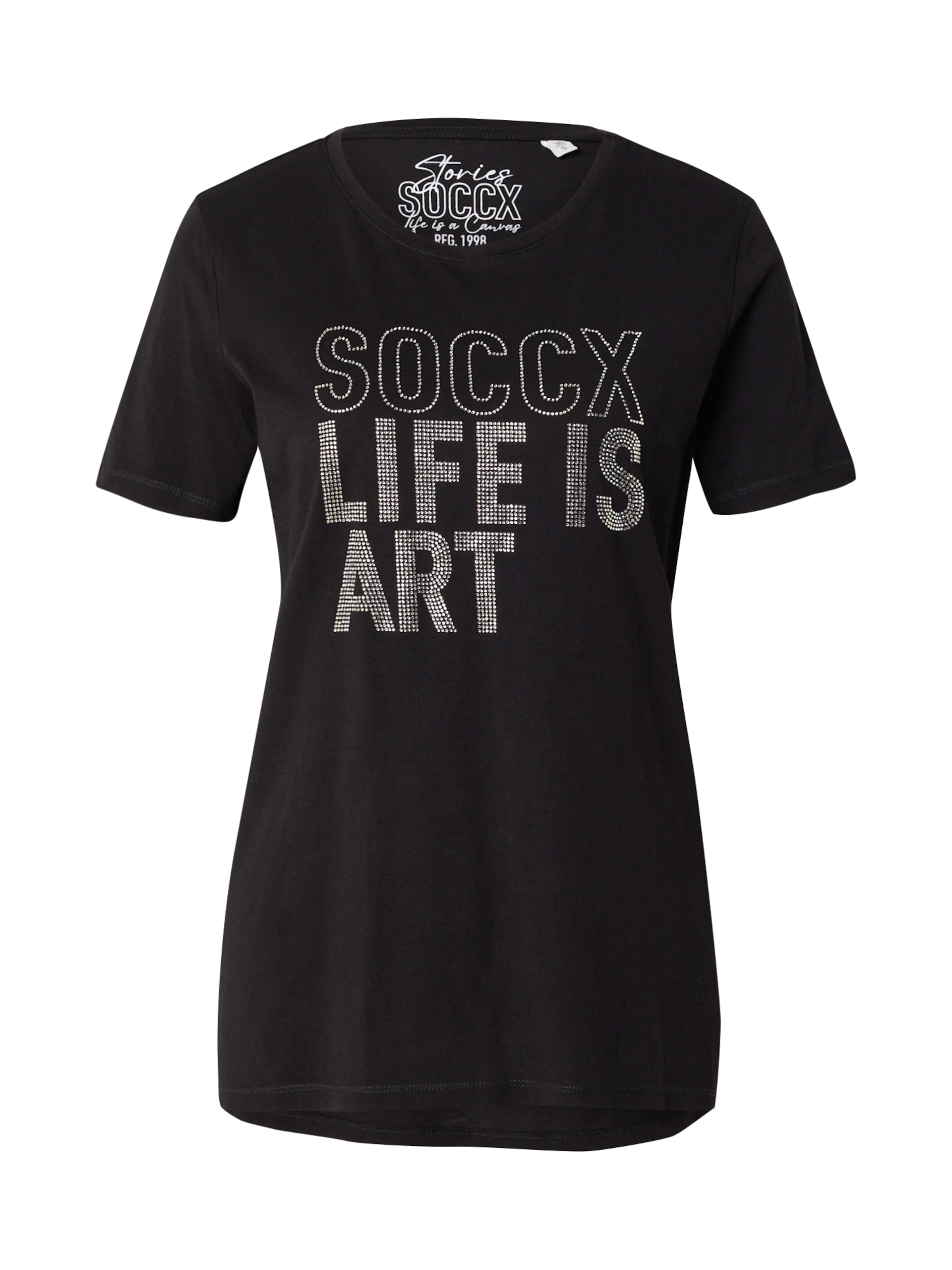 Soccx Póló - fekete: elől