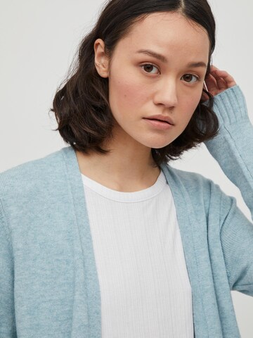 Vila Petite Knit Cardigan 'Ril' in Blue