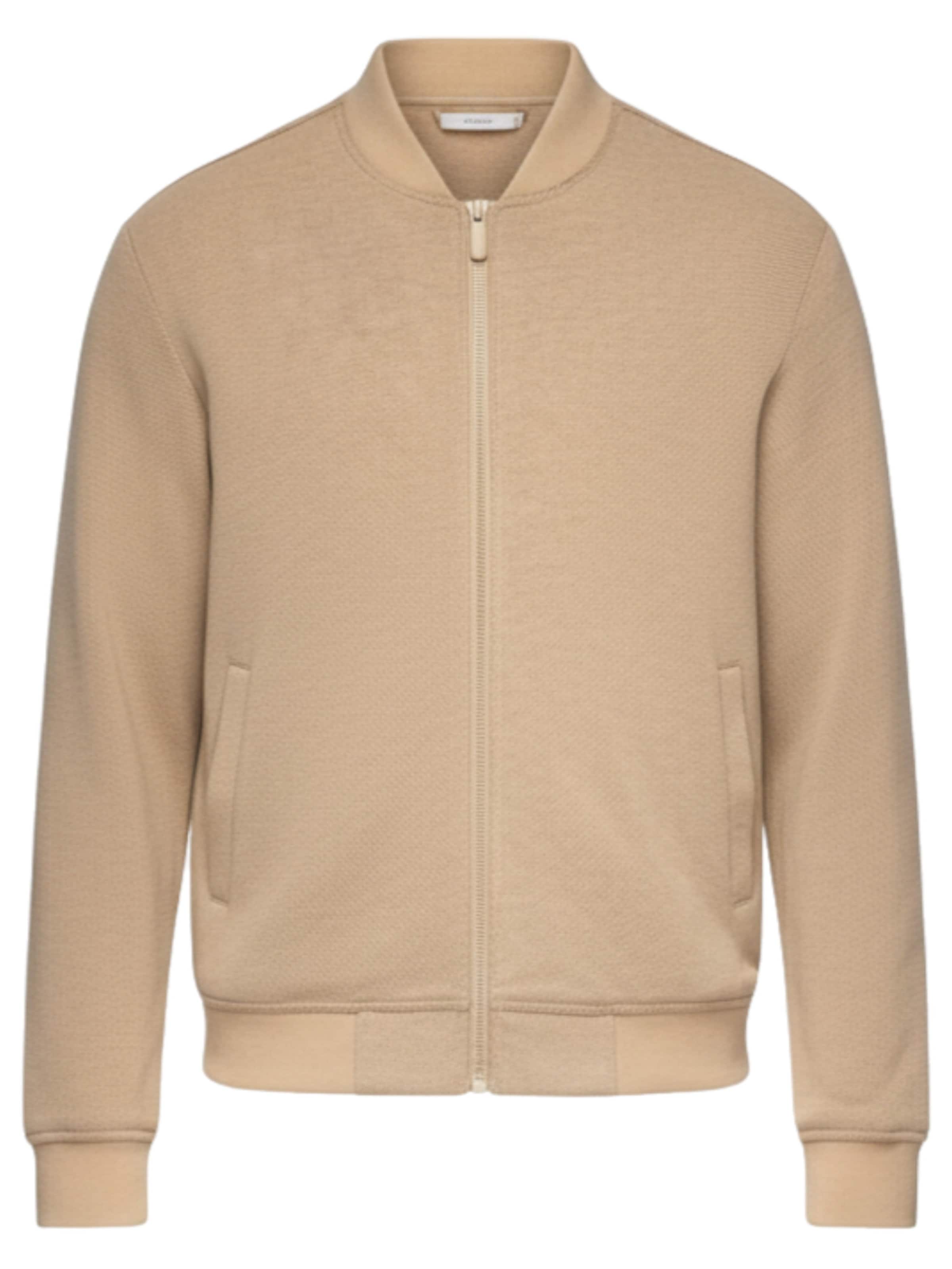 Ombre Between-season jacket 'OM-JANP-0159' in Beige: front