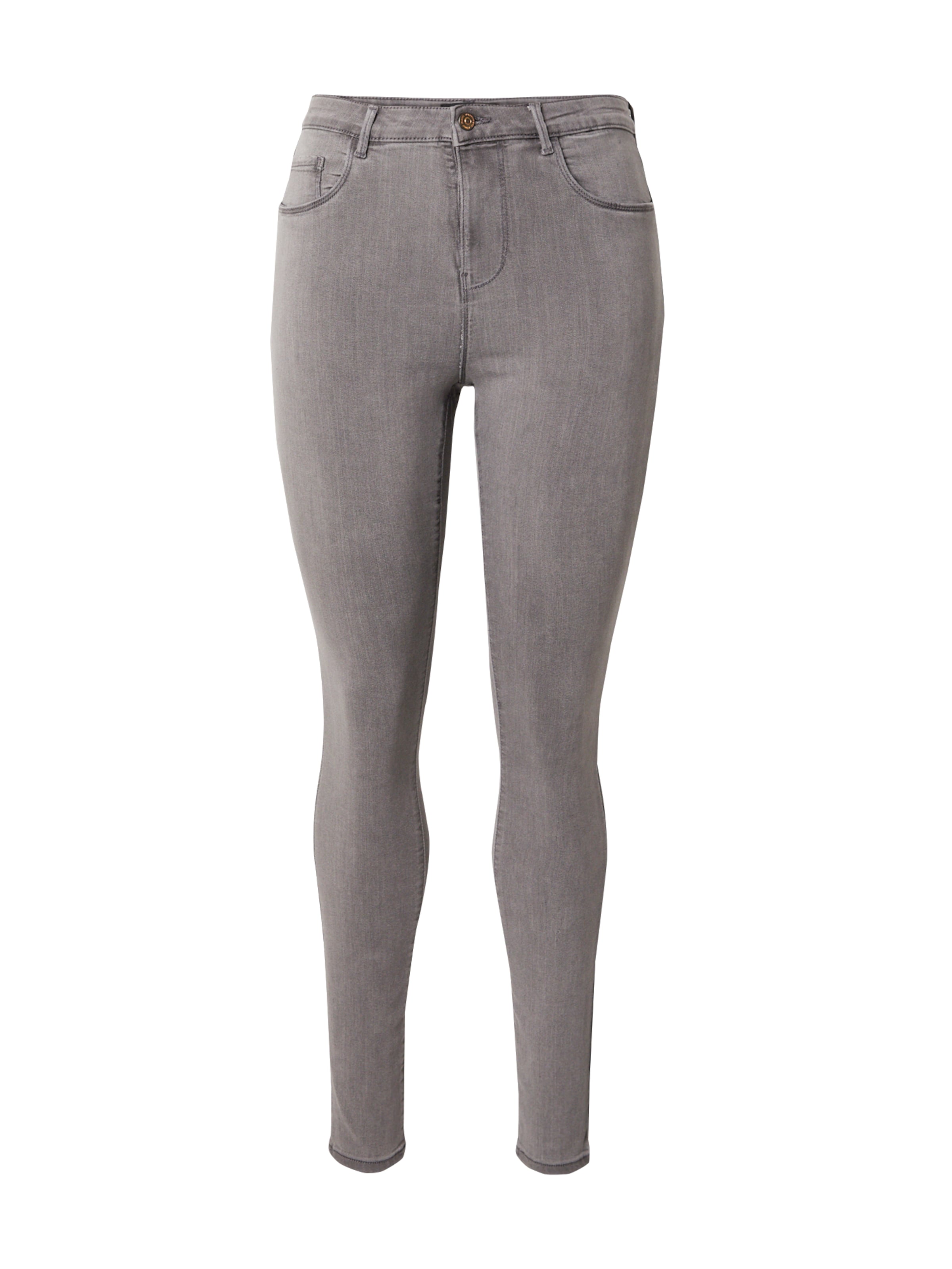 ONLY Carmakoma Skinny Fit Дънки 'CARTHUNDER' в сиво: отпред