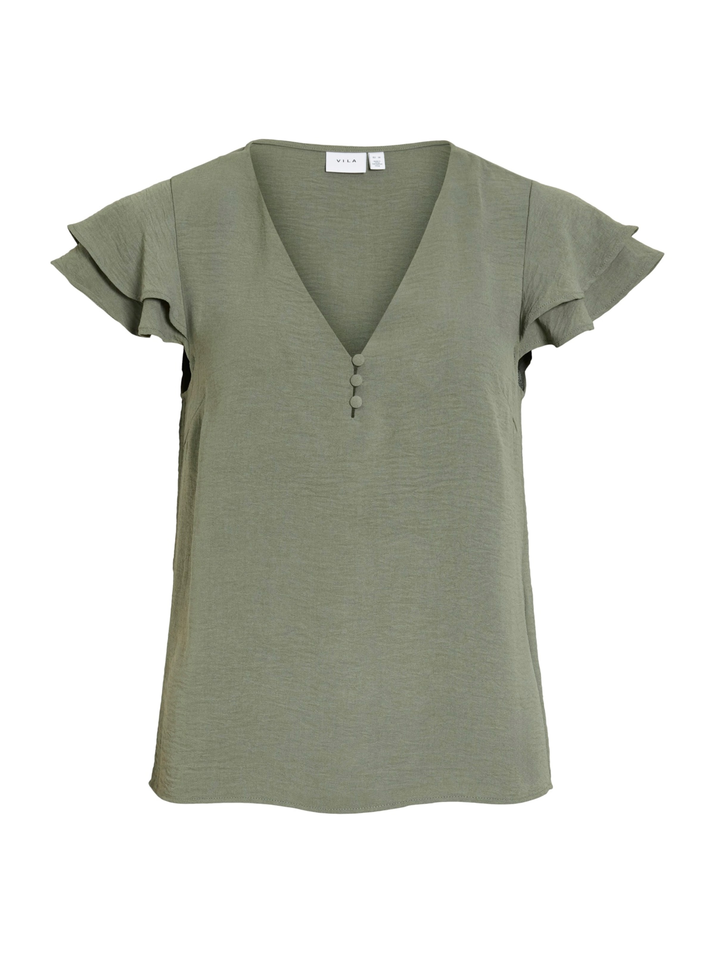 VILA Blouse 'VISpencer' in Green: front