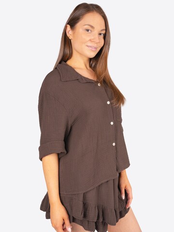 Chemisier 'Celina' Seasons of April en marron