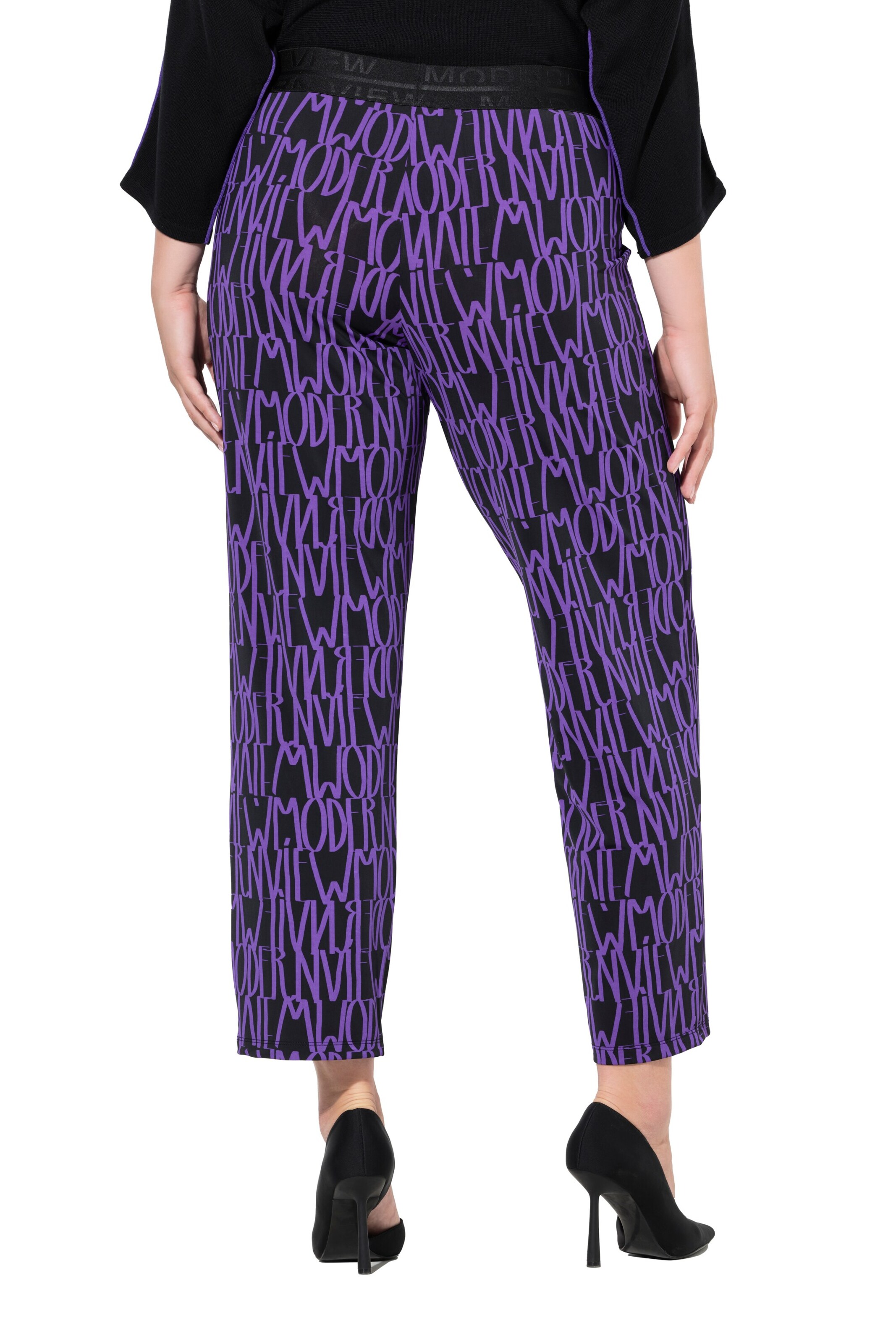 Ulla Popken Regular Hose in Lila