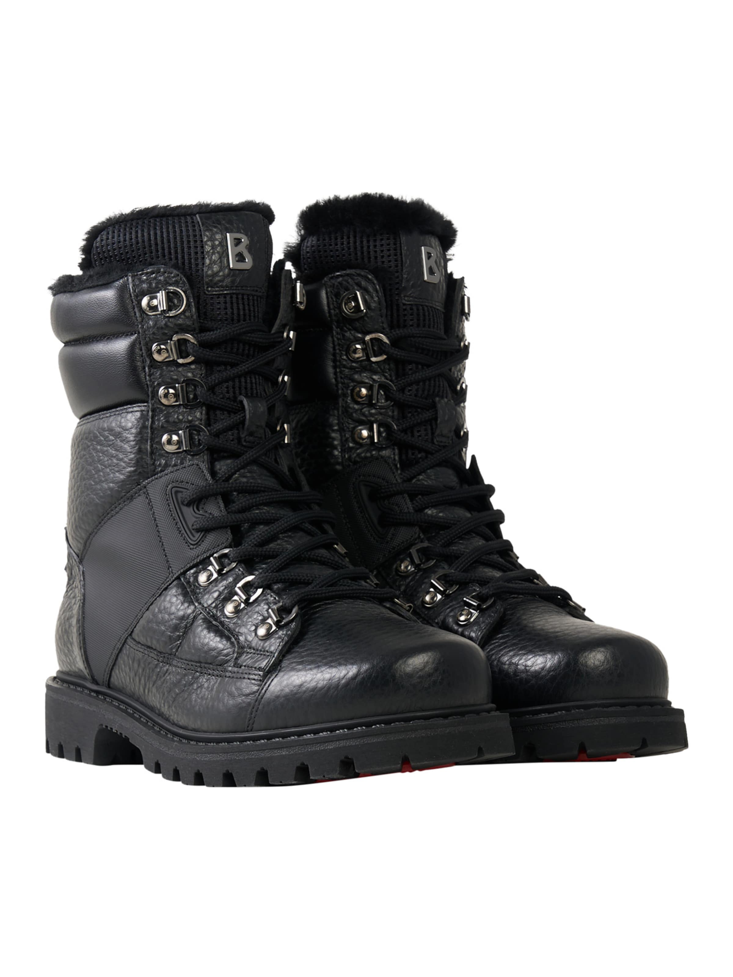 BOGNER Schnürstiefel 'Helsinki ' in Schwarz