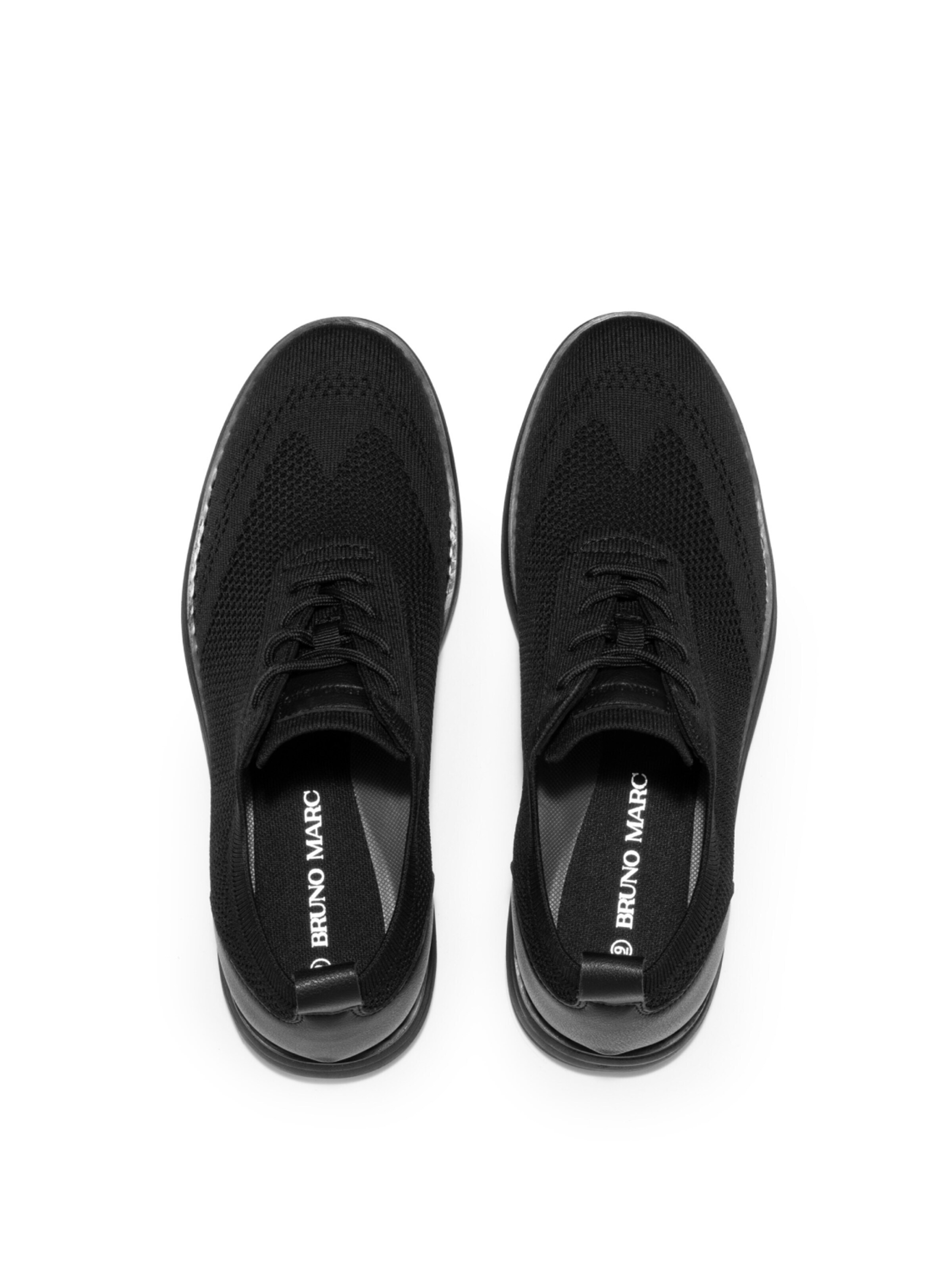 Bruno Marc Slip-Ons in Black