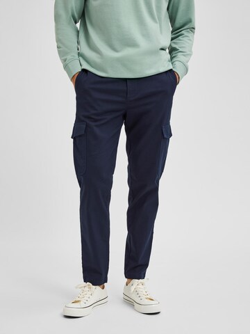 SELECTED HOMME - regular Pantalón cargo 'Buxton' en azul: frente