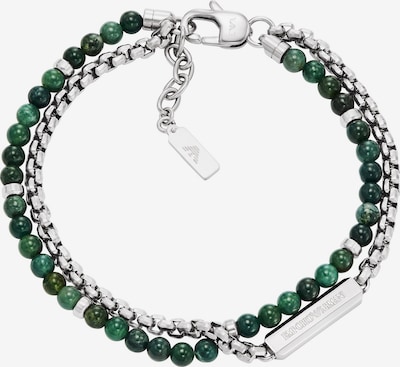 Emporio Armani Armband in One Size in grün / silber, Produktansicht