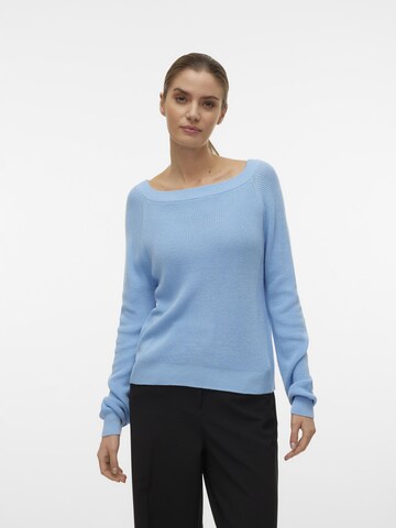 VERO MODA Trui 'NEW LEXSUN' in Blauw: voorkant