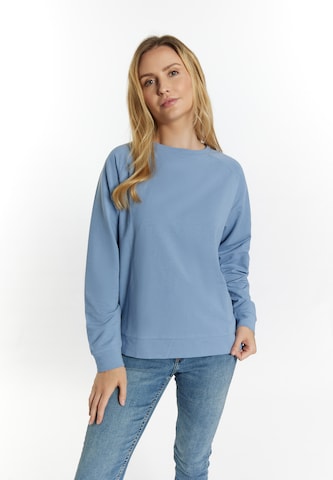 usha BLUE LABELSweater majica 'Fenia' - plava boja: prednji dio