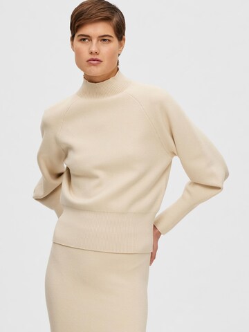 SELECTED FEMME Pullover 'Merle Fyria' in Beige