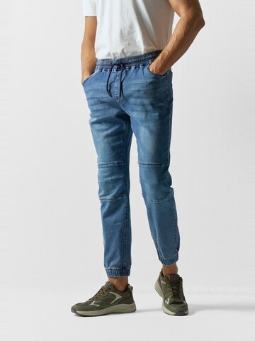 KOROSHI - regular Vaquero en azul: frente