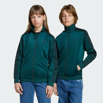 Veste de survêtement 'Adicolor Firebird' ADIDAS ORIGINALS en vert : devant