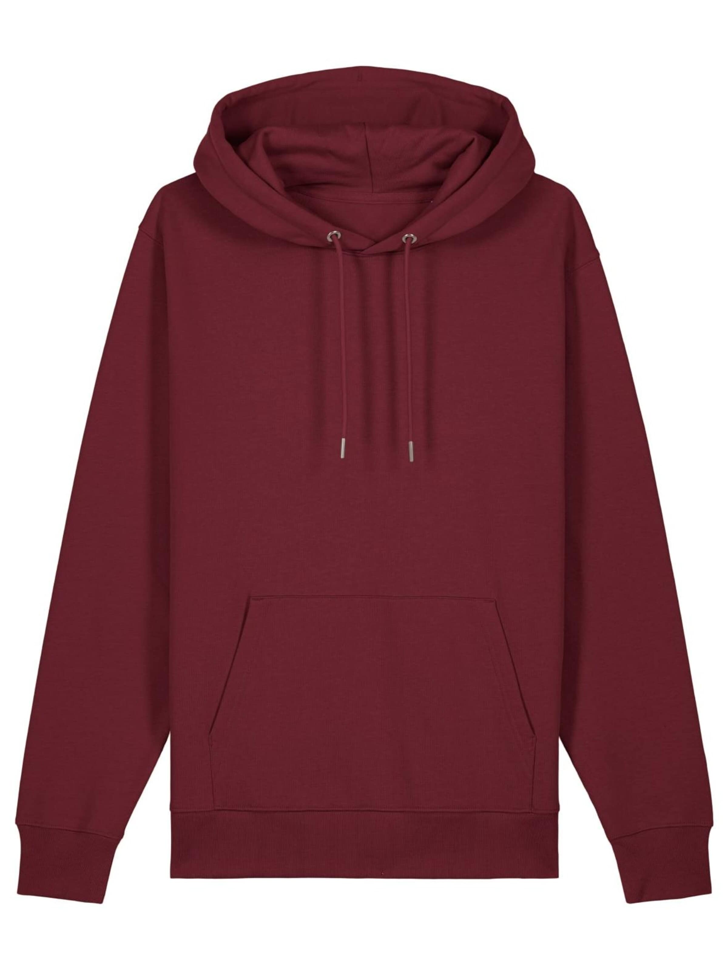 Life-Tree Sweatshirt 'Organic Fairwear' in Red: front
