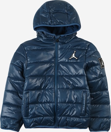 Veste mi-saison Jordan en bleu : devant